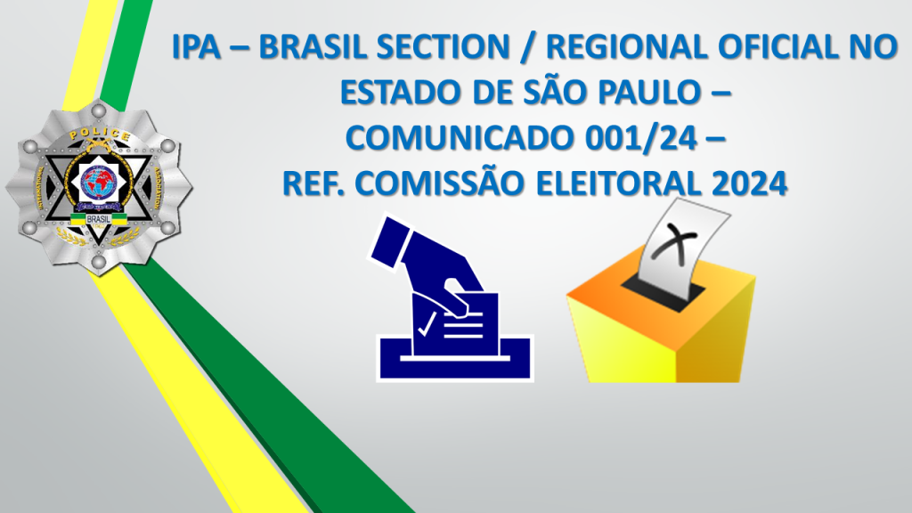 IPA – BRASIL SECTION / REGIONAL NO ESTADO DE SÃO PAULO- “ OFICIAL”