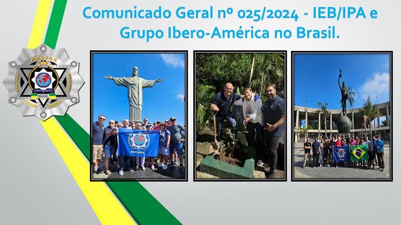 Comunicado Geral nº 025/2024 - IEB/IPA e Grupo Ibero-América no Brasil.
